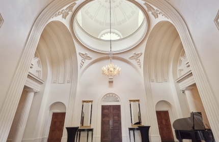 Rotunda in Upper Level in Highboy Reception set up.